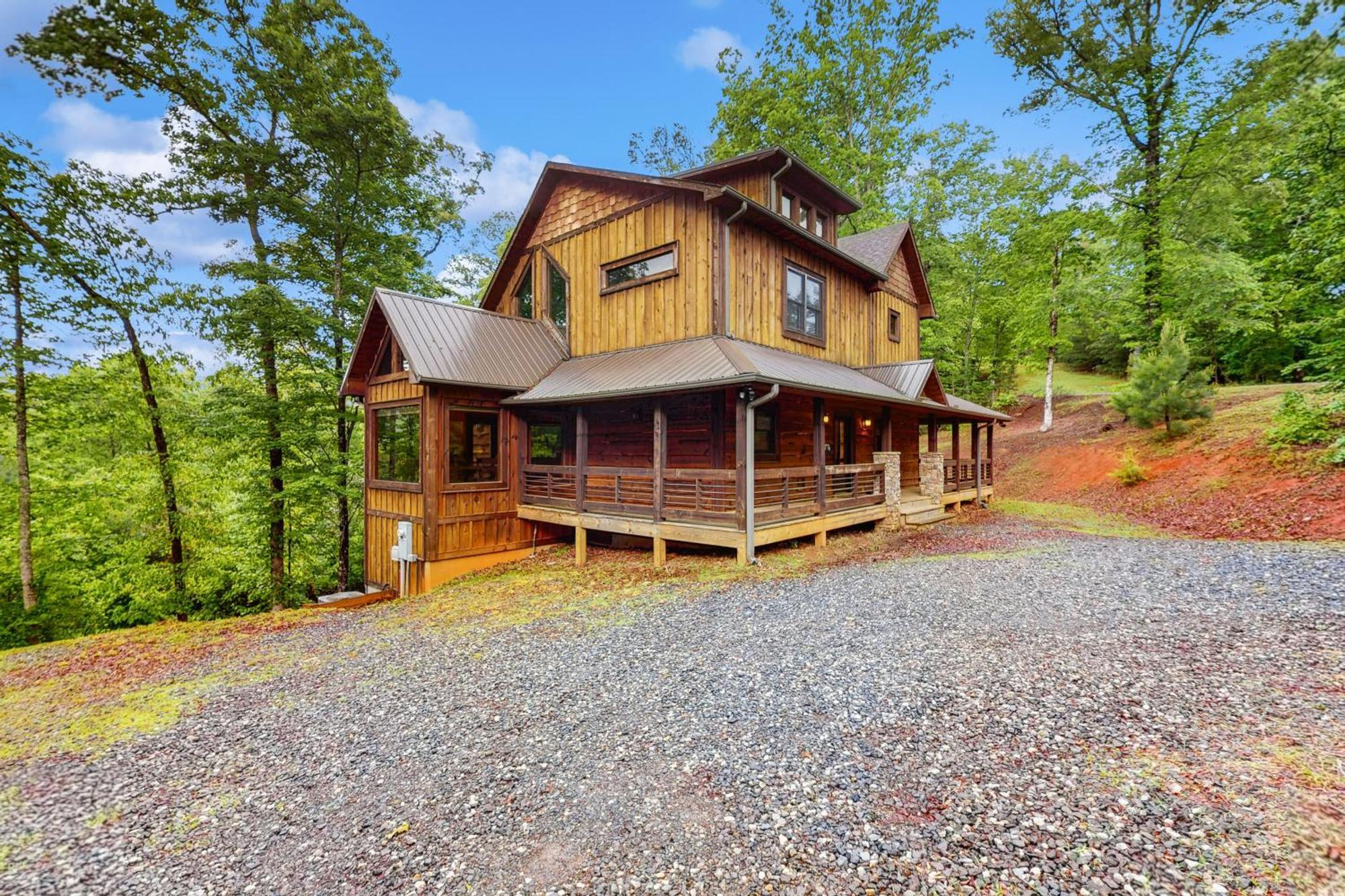 Villa Whispering Woods Blue Ridge Exterior foto